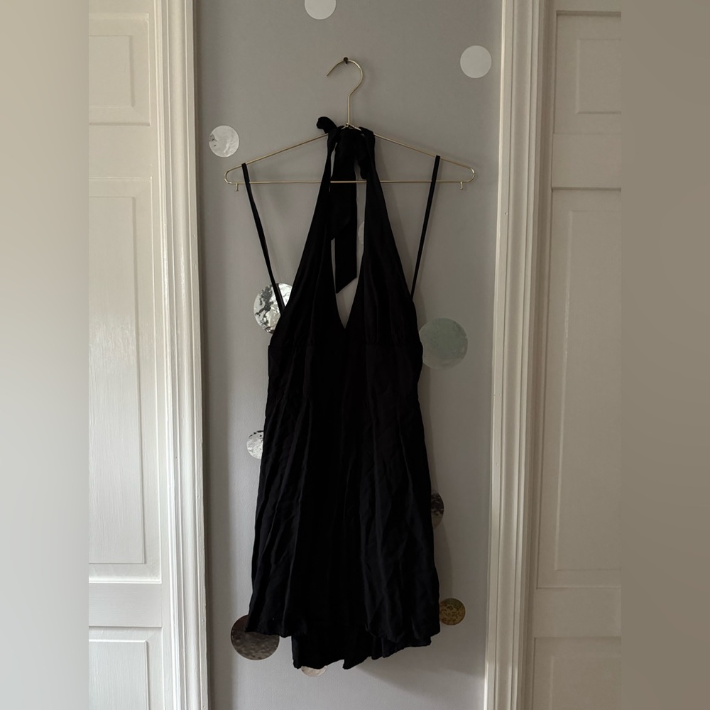 Wild Fable Black Backless Dress